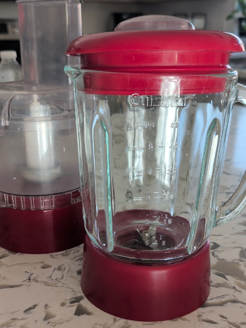 Cuisinart Glass Blender Pitcher with Red Trim